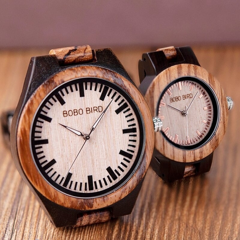 Couple Wood Quartz Movement Watch【BJ0547】