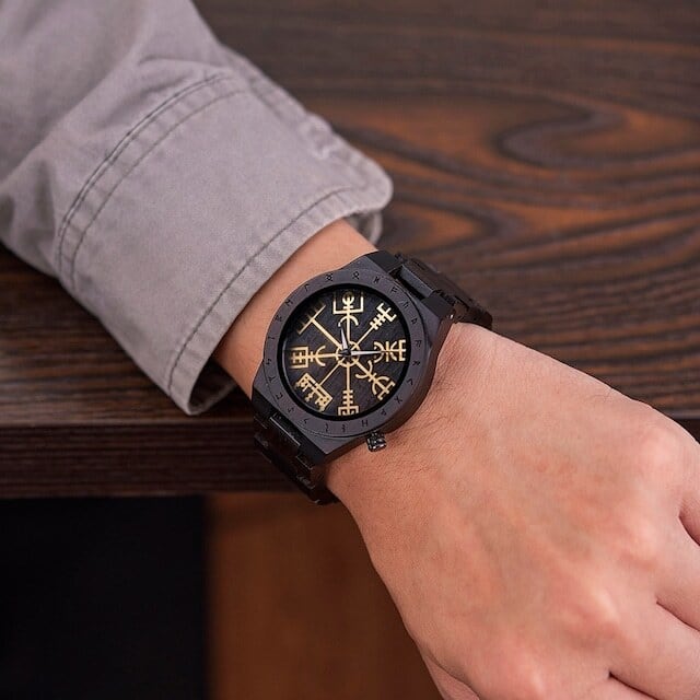 [3atm] Wooden watch - Sorcery Circle【BJ0116】