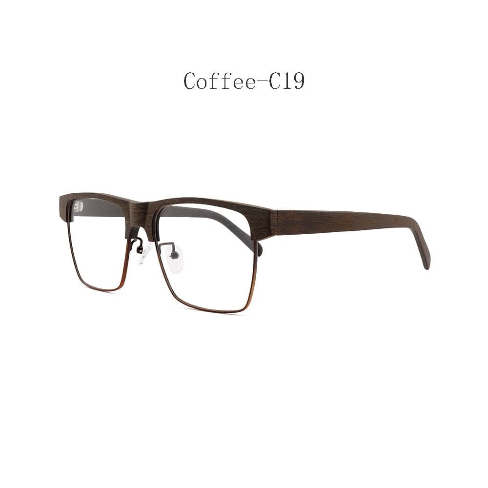 Wood grain Retro Belt Glasses【BJ0515】