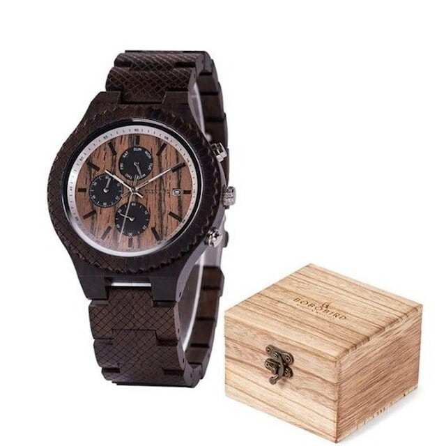 [3atm] Wooden watch - Robusta Straight【BJ2168】