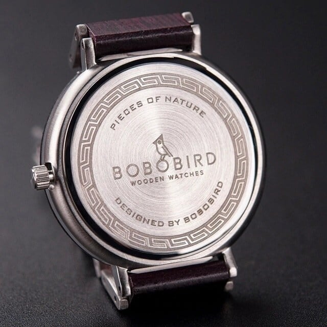 [3atm] Wooden watch - Ladder & Metal【BJ2430】