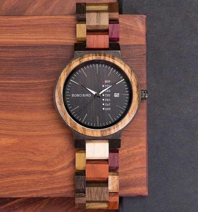 [3atm] Wooden Retro watch - Couple【BJ0019】