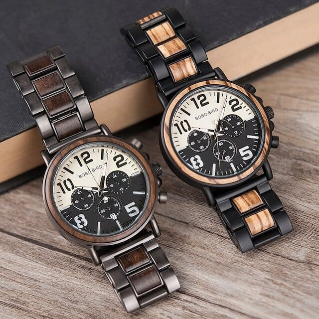 [3atm] Wooden watch - Retro Billboard【BJ0117】