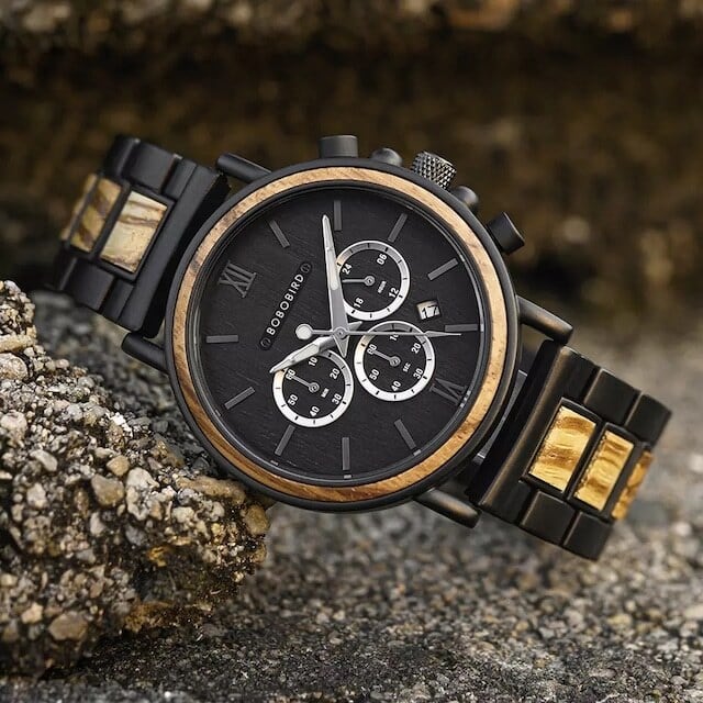 [5atm] Wooden watch - Sacred Snow rage【BJ2207】