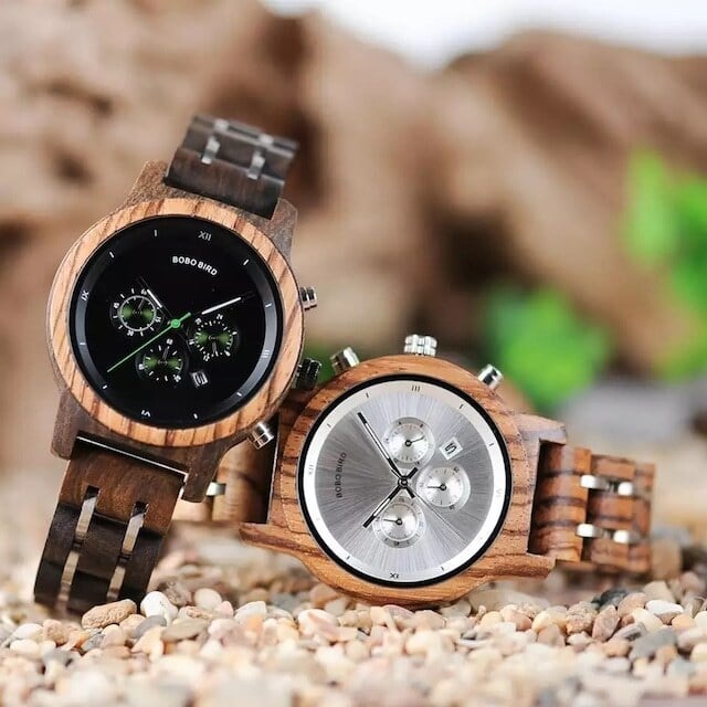 [3atm] Wooden watch - Refinement Dish【BJ0030】