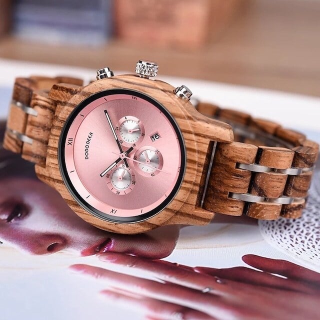 [3atm] Wooden watch - Refinement Dish【BJ0030】