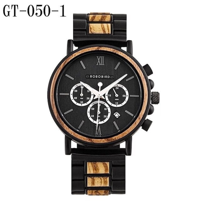 [5atm] Wooden watch - Sacred Snow rage【BJ2207】