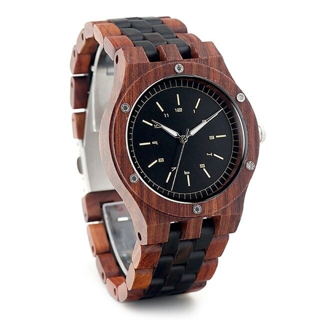 [3atm] Wooden watch - Antique Ash【BJ2418】