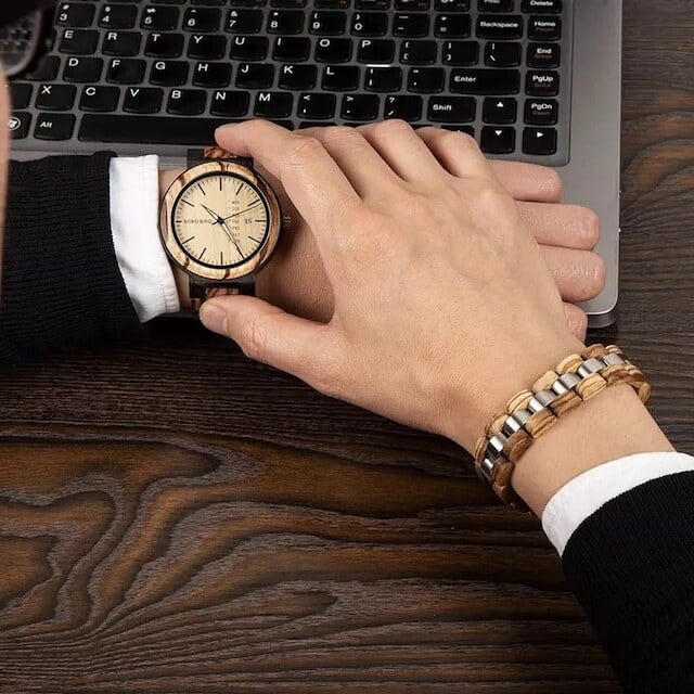 [3atm] Wooden watch - Catharsis Dish【BJ0020】