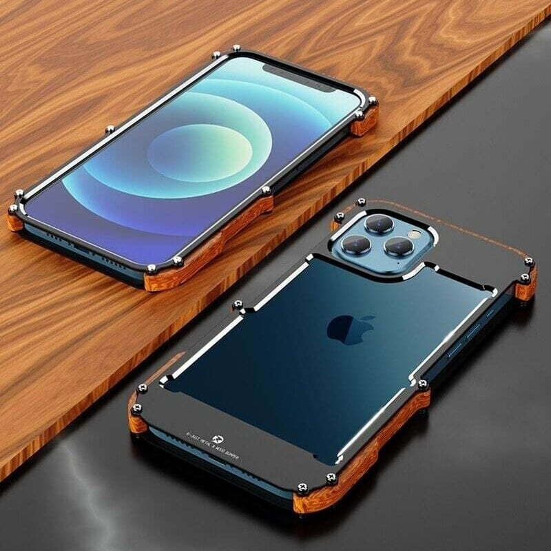 Bumper Cavity Case - Wood × Aluminum【BJ0160】