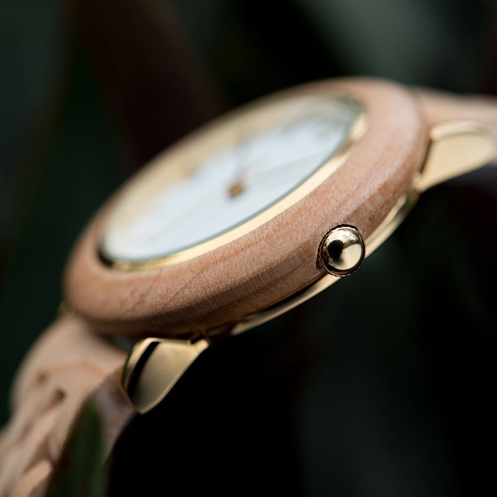 Natural Wood Quartz Watch【BJ0543】