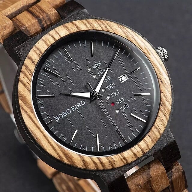 [3atm] Wooden watch - Catharsis Dish【BJ0020】