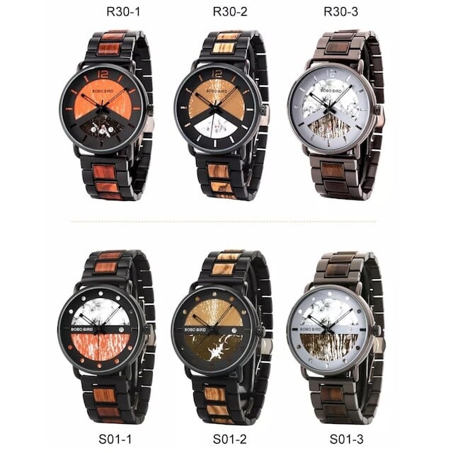 [3atm] Wooden watch - Frontier Nature【BJ2141】