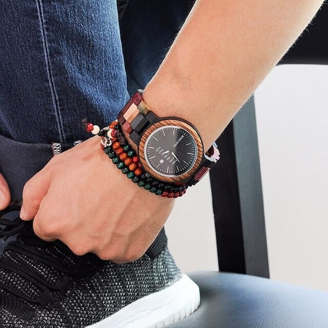 [3atm] Wooden Retro watch - Couple【BJ0019】