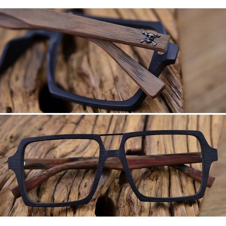 Wood grain Over Gothic Glasses【BJ0514】