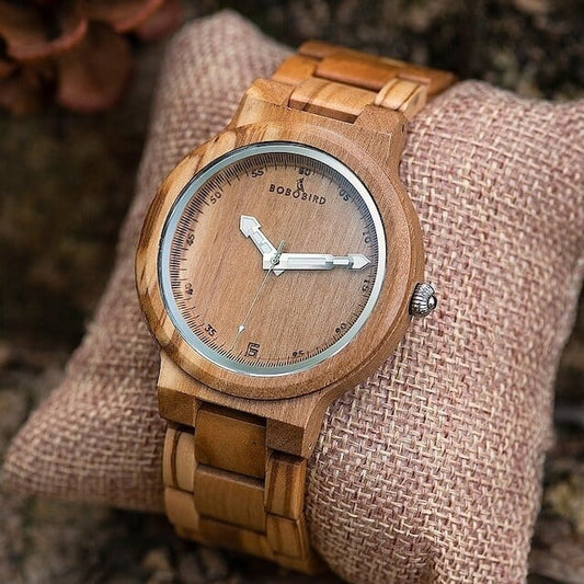 [3atm] Wooden watch - Sweet Bread【BJ0123】