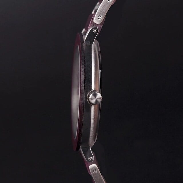 [3atm] Wooden watch - Ladder & Metal【BJ2430】