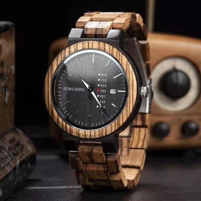 [3atm] Wooden watch - Catharsis Dish【BJ0020】