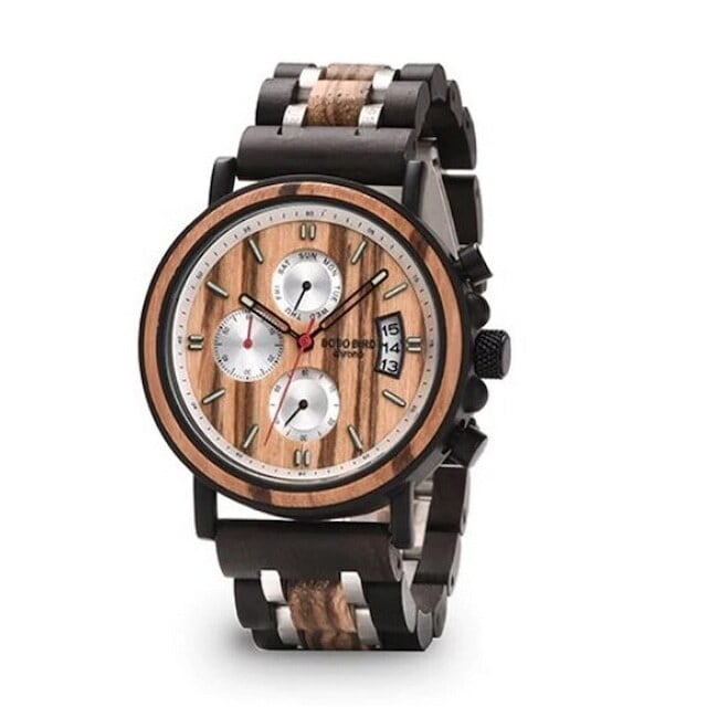 [3atm] Wooden watch - Spider Metal【BJ2149】