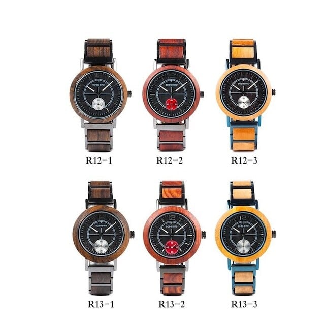 Wooden watch - Mocha Advance【BJ2166】
