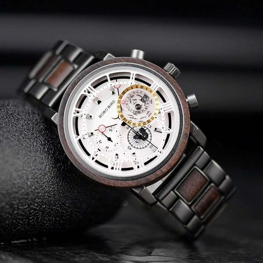 [5atm] Wooden watch - Sophisticated Space【BJ2208】