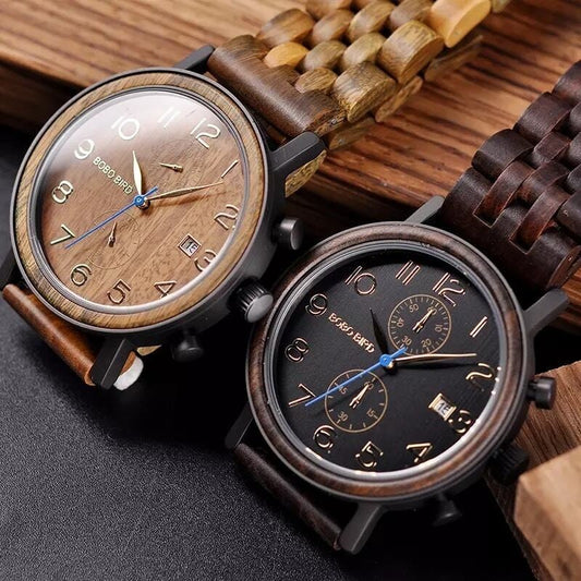 [3atm] Wooden classical watch - Retro Sweet【BJ2144】
