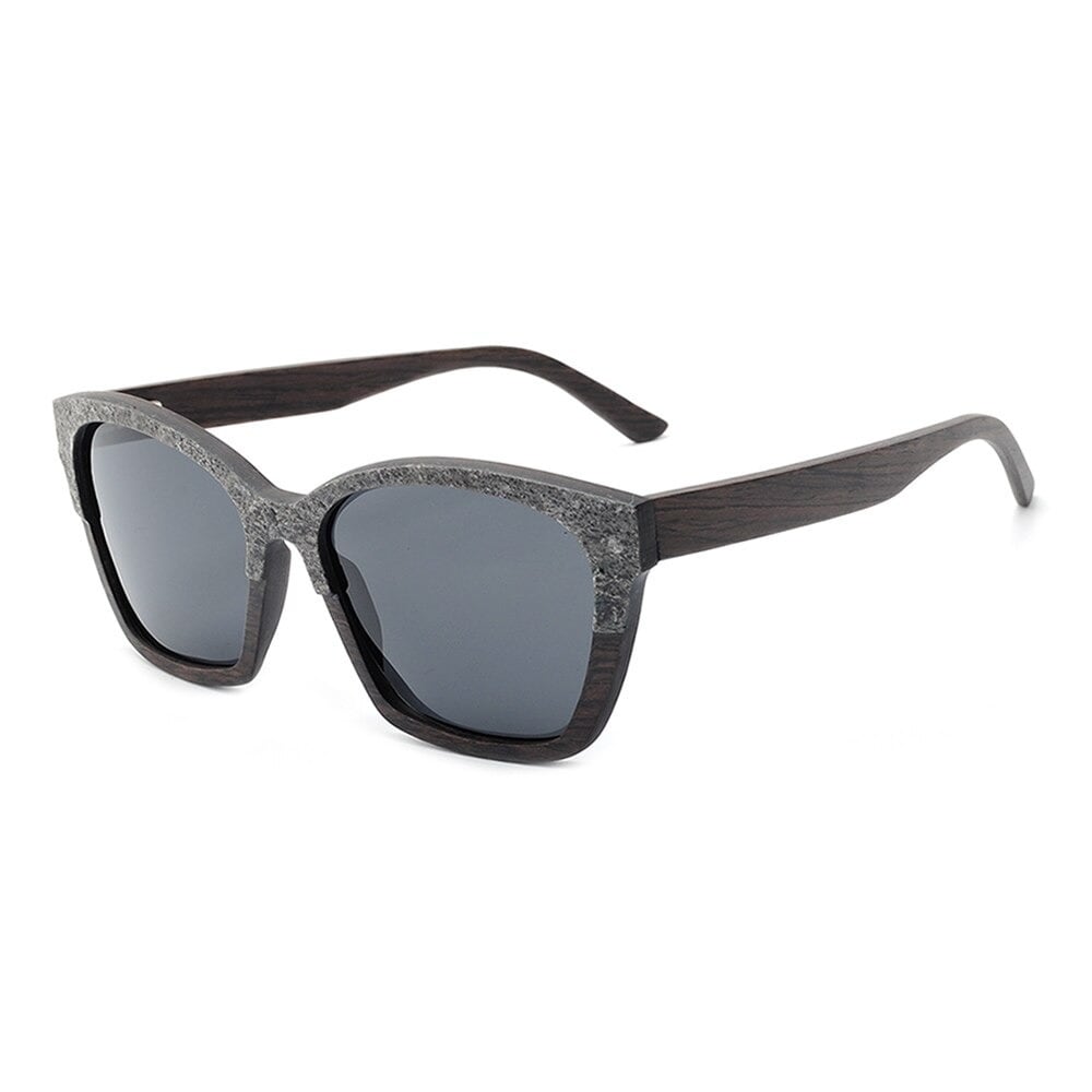 Two Materials Frame Wood Sunglasses【BJ0531】