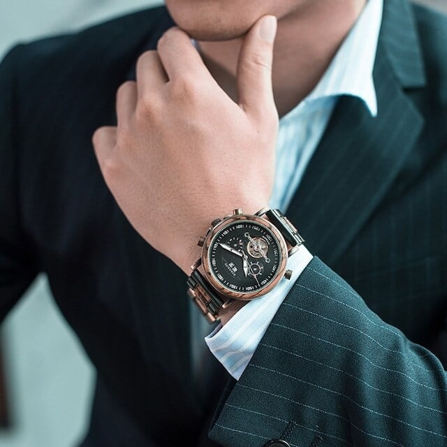[3atm] Wooden mechanical watch - Couple【BJ0121】