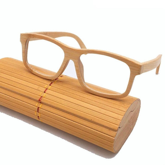 Bamboo glasses - Wellington（竹製のウェリントンメガネ）【BJ0162】