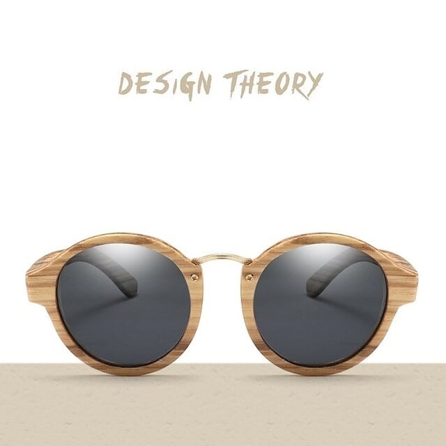 Wooden frame sunglasses - Metal Bridge【BJ0194】