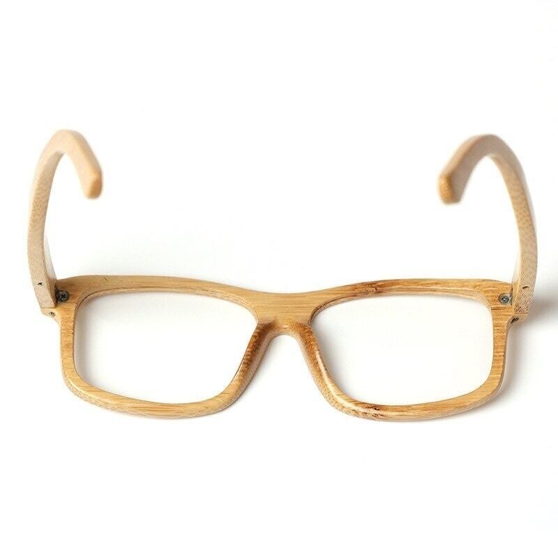 Bamboo glasses - Wellington（竹製のウェリントンメガネ）【BJ0162】