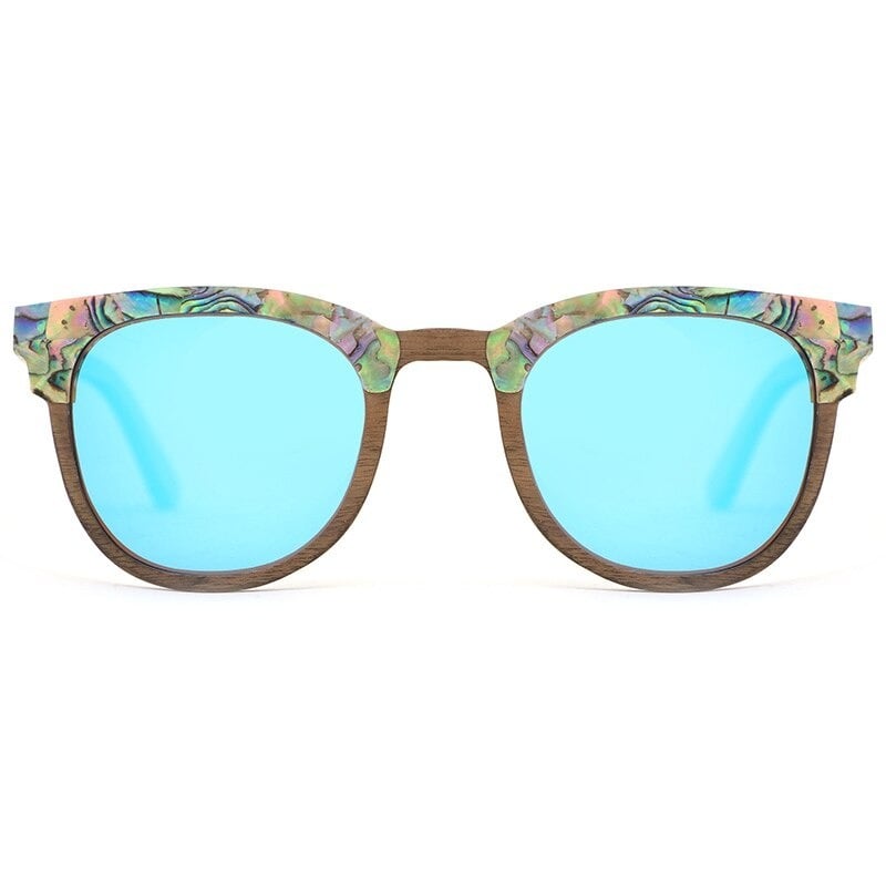 Seashell And Wood Frame Sunglasses【BJ0533】