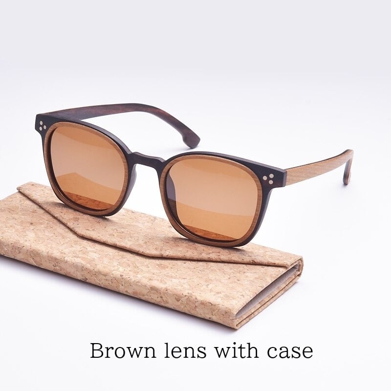 Wood Retro Fashionable Frame Sunglasses【BJ0524】