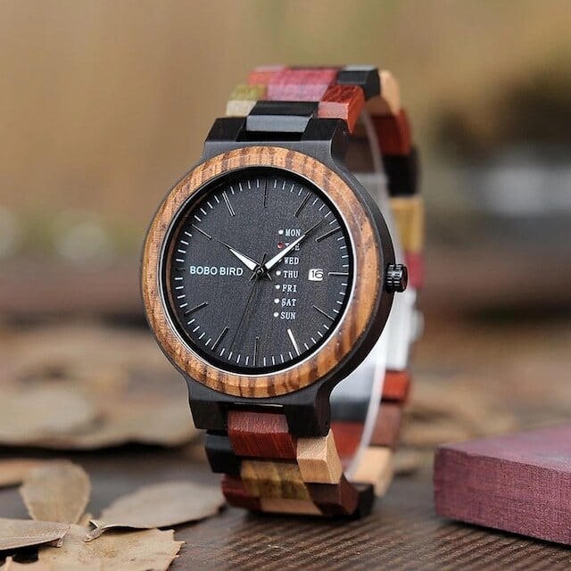 [3atm] Wooden Retro watch - Couple【BJ0019】